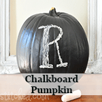 Chalkboard Pumpkin Tutorial | www.lrstitched.com